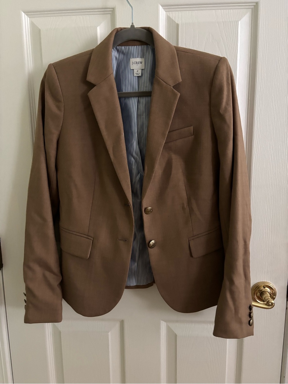 J. Crew Brown Tailored Men's Sport Coat